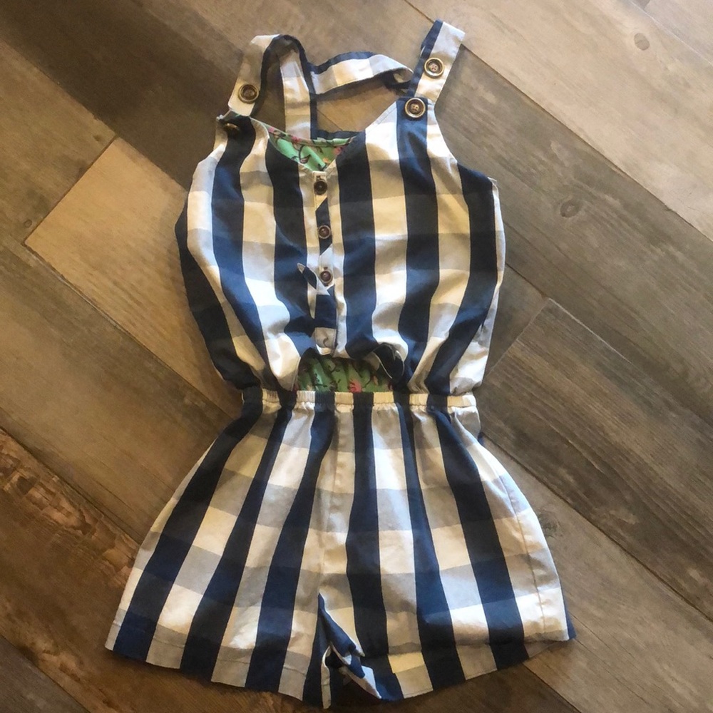 Girls 12 Matilda Jane romper EUC